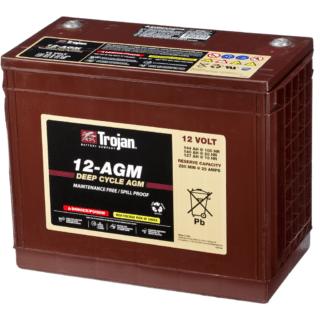 Bateria Trojan 12 Volt Deep-Cycle Agm Batteries 12-AGM. 140 Ah 12V. 344x172x276mm
