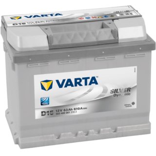 Bateria Varta Silver Dynamic D15. 63 Ah - 610A(EN) 12V. 242x175x190mm