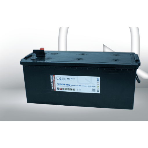 Batería Qbatteries Semitraction Battery 12SEM-180. 180 Ah 12V. 513x224x225mm