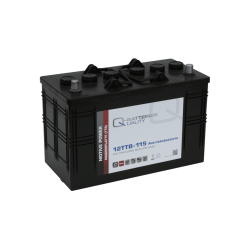 Batería Qbatteries Tubular Plate Battery 12TTB-115. 115 Ah 12V. 345x173x233mm