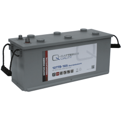 Batería Qbatteries Tubular Plate Battery 12TTB-165. 165 Ah 12V. 510x175x225mm