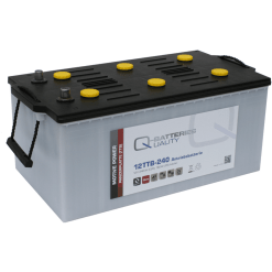 Batería Qbatteries Tubular Plate Battery 12TTB-240. 240 Ah 12V. 517x270x240mm