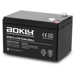Batería Aokly Agm Vrla Battery AGM. 6FM12. 12 Ah 12V. 152x100x97mm
