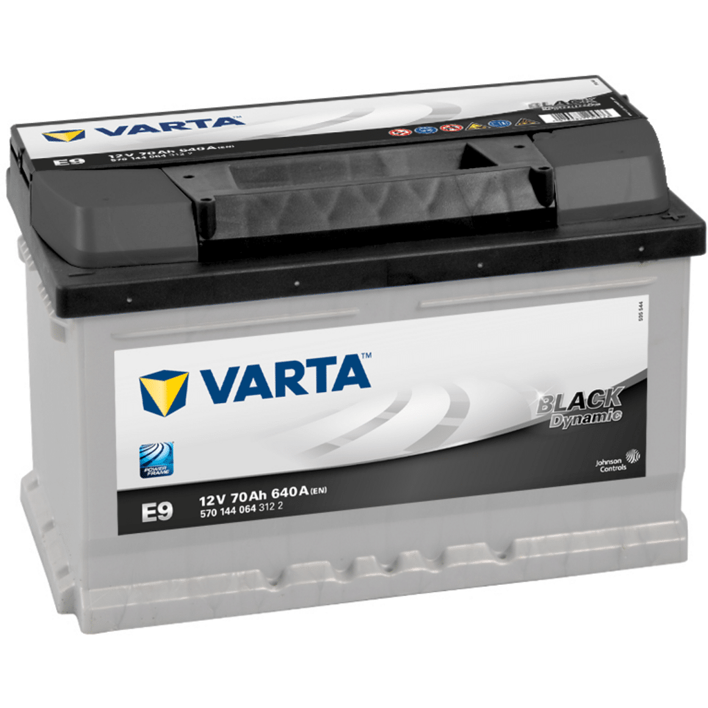 Batería Varta Black Dynamic E9. 70 Ah - 640A(EN) 12V. 278x175x175mm - Blue  Batteries