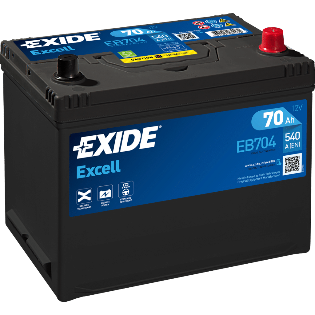 Bateria de Moto Exide AGM12-7.5 12V - 8Ah - 120A