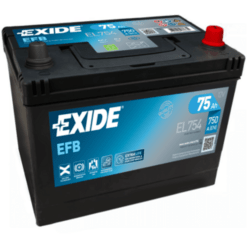 Batería Exide Efb EFB. EL754. 75 Ah - 750A(EN) 12V. 260x168x200mm