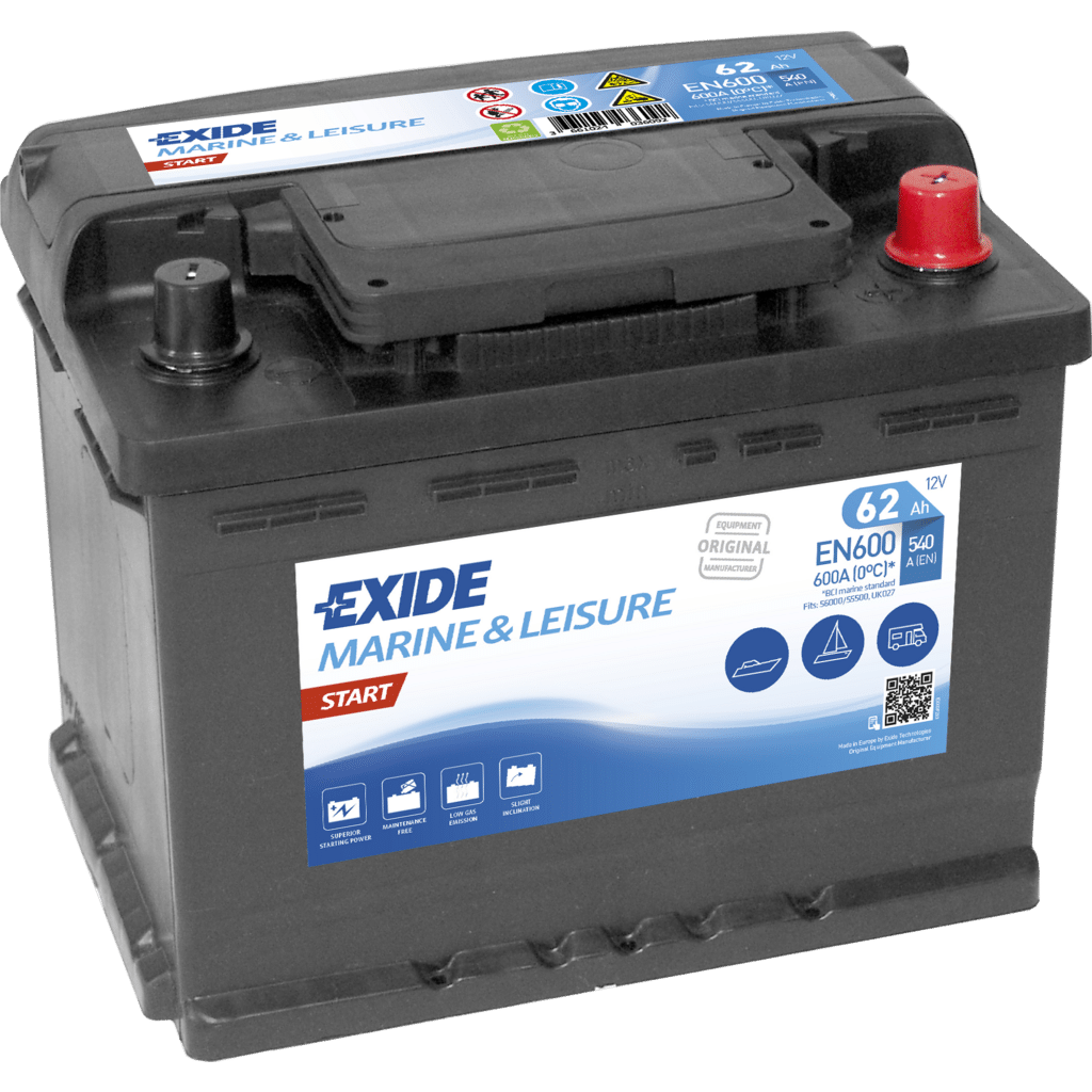 EXIDE ES1200 110Ah Batterie Marine