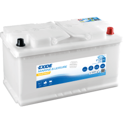 Batería Exide Marina Dual ET650. 100 Ah - 800A(EN) 12V. 353x175x190mm