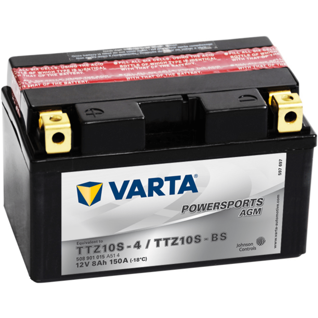 Batería Varta Motocicleta YTZ10S-4/YTZ10S-BS. 8 Ah (C10) 12V. 150x87x93mm -  Blue Batteries