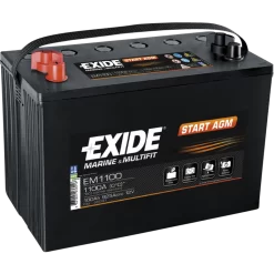 Batería Exide Marina Vintage EM1100. 100 Ah - 925A(EN) 12V. 330x173x240mm