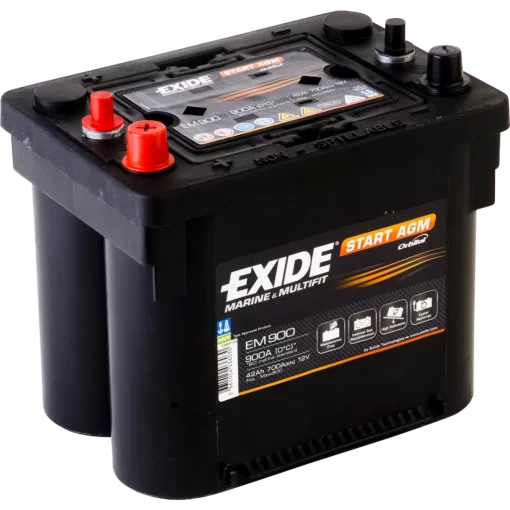 Batería Exide Marina Vintage EM900. 42 Ah - 700A(EN) 12V. 230x173x206mm