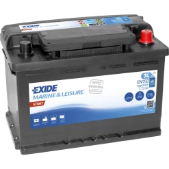Batería Exide Marina Start EN750. 74 Ah - 680A(EN) 12V. 278x175x190mm