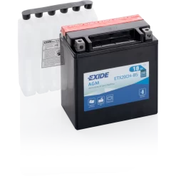 Batería Exide Moto 12V Agm AGM. ETX20CH-BS. 18 Ah (C10) - 230A(EN) 12V. 150x90x160mm