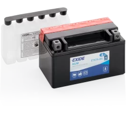 Batería Exide Moto 12V Agm AGM. ETX7A-BS. 6 Ah (C10) - 90A(EN) 12V. 150x90x95mm
