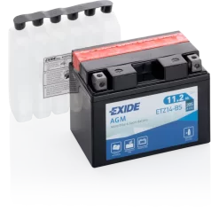 Batería Exide Moto 12V Agm AGM. ETZ14-BS. 11 Ah - 205A(EN) 12V. 150x90x110mm