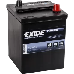 Batería Exide Marina Vintage EU80-6. 80 Ah - 600A(EN) 6V. 158x165x220mm