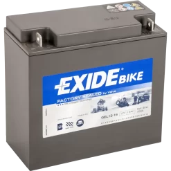 Batería Exide Moto 12V Agm Ready AGM. GEL12-16. 16 Ah - 100A(EN) 12V. 180x75x165mm
