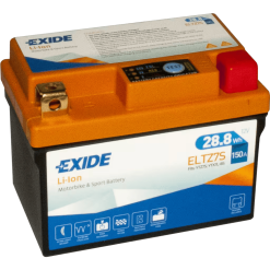 Batería Exide ELTZ7S. 2,4 Ah - 150A(EN) 12V. 113x70x85mm
