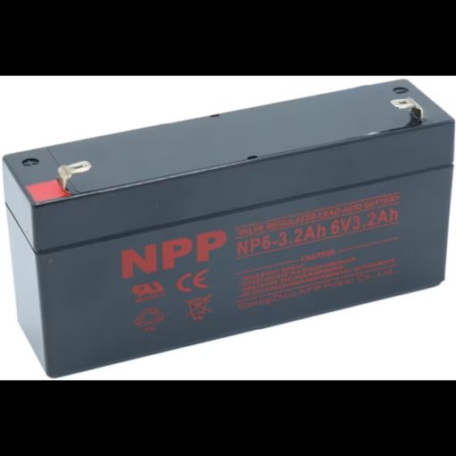 Batería Npp Power NP6-3.2AHT1. 3,2 Ah 6V. 134x34x61/67mm