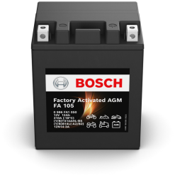 Batería Bosch Fa - Motorcycle AGM. FA105. 12 Ah (C10) - 210A(EN) 12V. 133x90x164mm