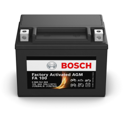 Batería Bosch Fa - Motorcycle AGM. FA100. 4 Ah (C10) - 55A(EN) 12V. 120x70x92mm