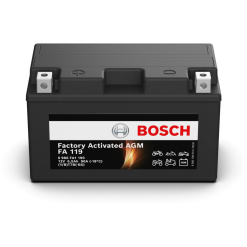Batería Bosch Fa - Motorcycle AGM. FA119. 6.5 Ah (C10) - 90A(EN) 12V. 150x66x93mm